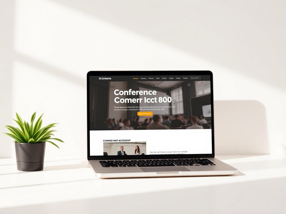 The Horizon Conference website design